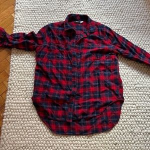 urban outfitters flannel button down